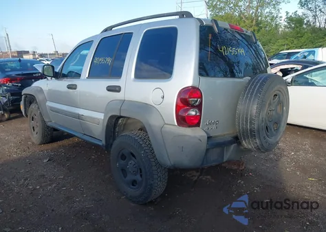 2007 Jeep Liberty Sport из США, поврежденный, VIN 1J4GL48K27W637167